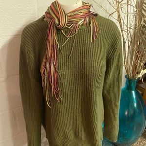 Olive green sweater